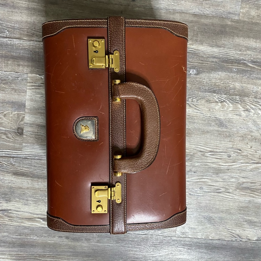 Mark cross makeup train case